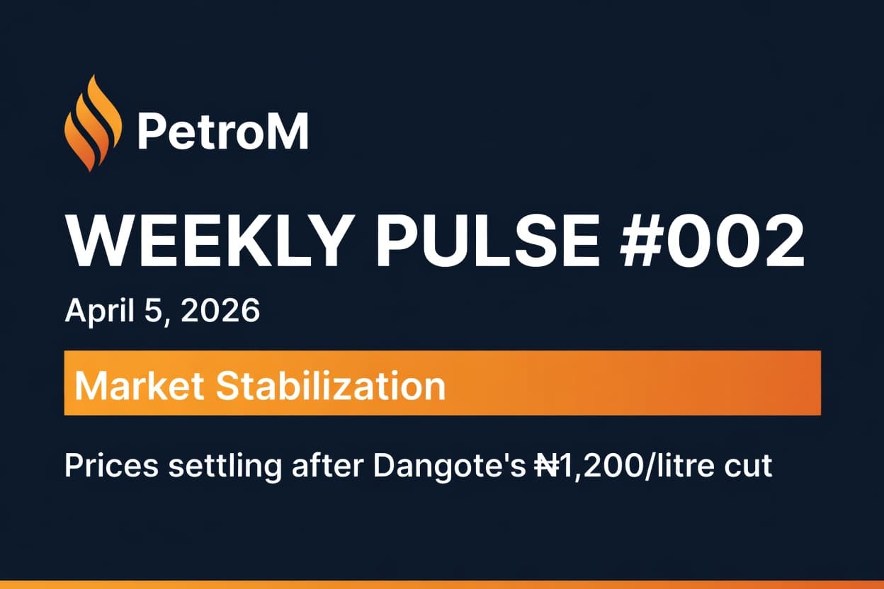 PetroM Weekly Pulse #002: Market Enters Digestion Phase